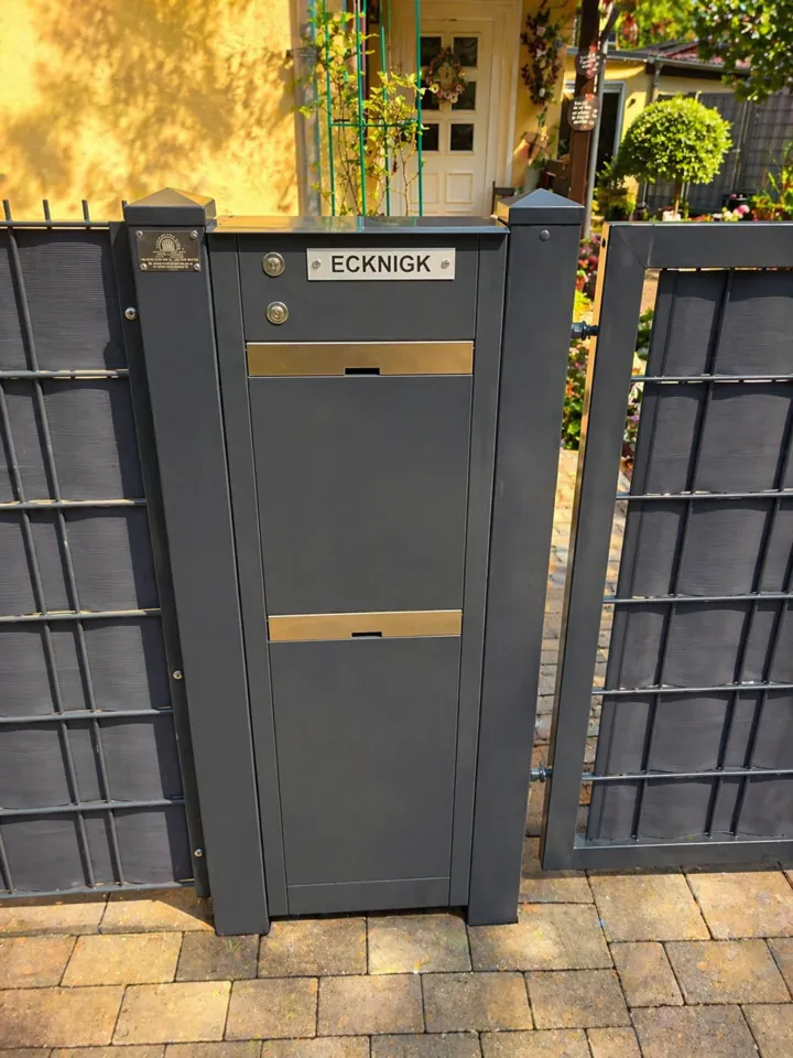 Realizacja Center Box Multibox — skrzynka na paczki i listy przy ogrodzeniu, zdjęcie 6
